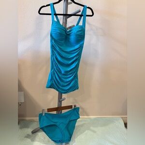 Kimi + Kai Maternity Two-Piece Tankini swim S Good Pre-Owned Condition